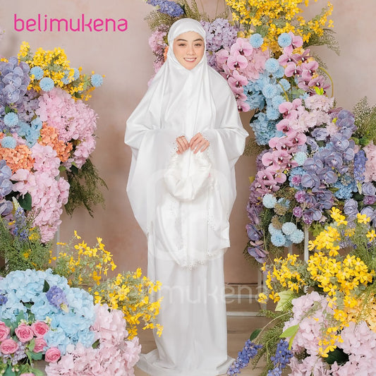Tya Ariestya Mukena Travel Medium Laser Cut Muslim Prayer Dress