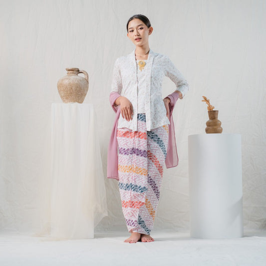 Gendhis Elegance Kutu Baru Kebaya in Japanese Cotton by Khalis Batik