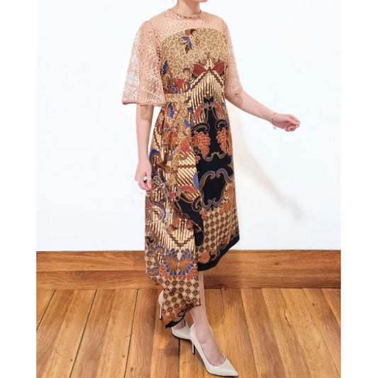 Modern Pesta Batik Dress New Peringgi