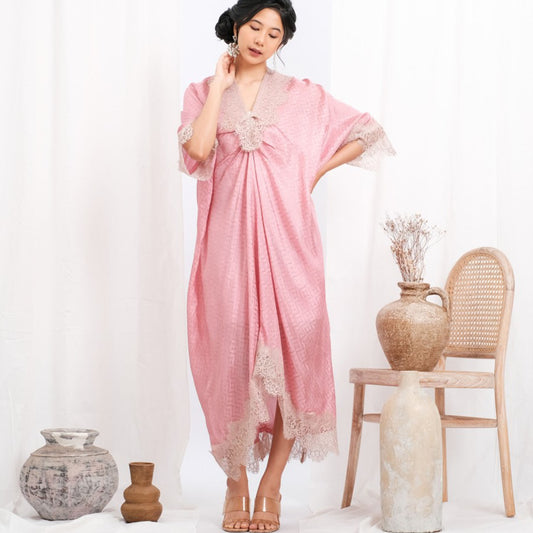 Chic Viscose Batik Kaftan Dress Unique Style for Effortless Elegance