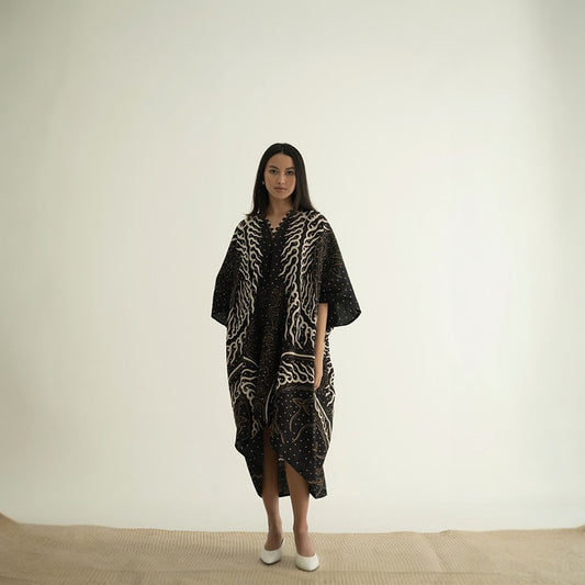 Exquisite Kaftan Modern with Kalong Style Elegant Hijab Dress