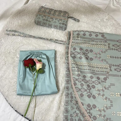 Adult Mukena 2in1 Silk Silky Premium Pattern Free Pouch Muslim Prayer Dress