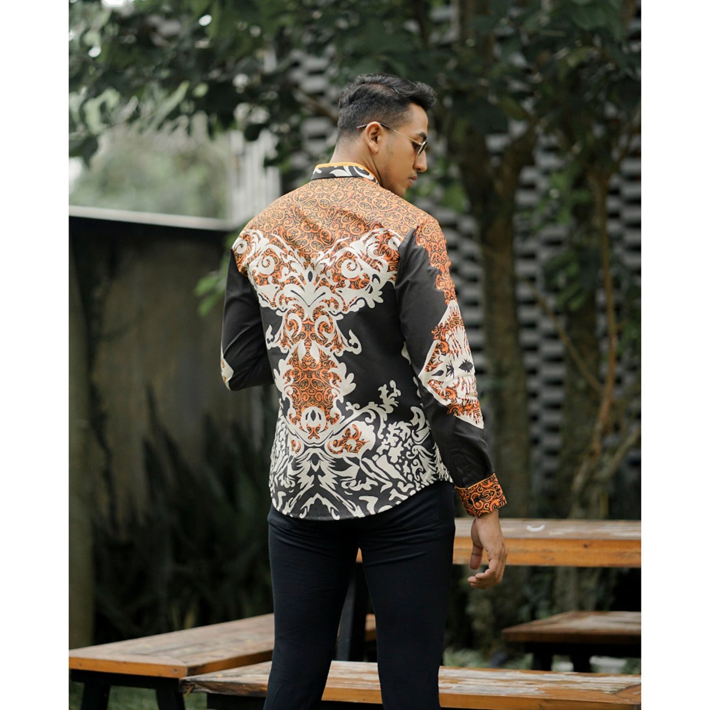 Batik Phalawisesa Contemporary Long Sleeve Batik Shirt For Modern Men