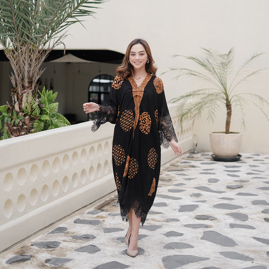 Arini Salampad Kaftan Batik Paris Premium batikjurk van hoge kwaliteit