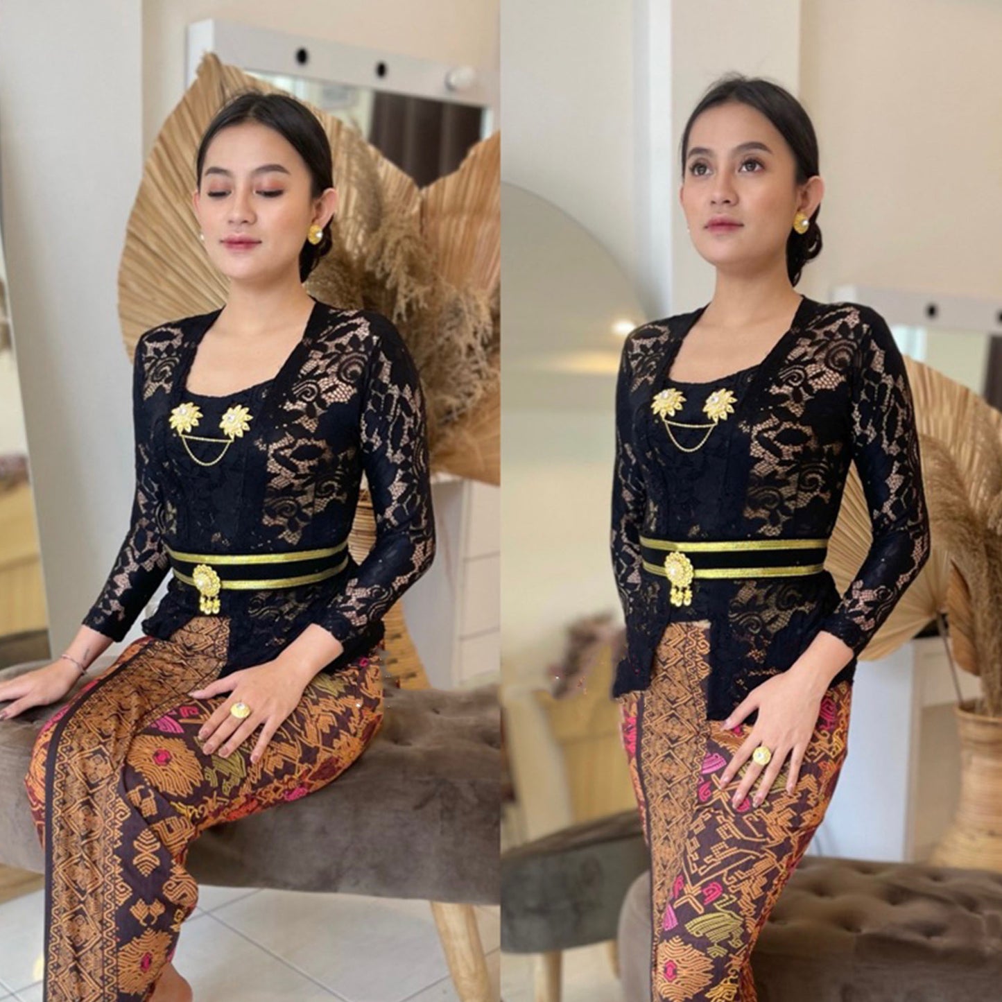 Sofia Bet Collection Long Sleeve Kebaya Set Perfect for Special Events