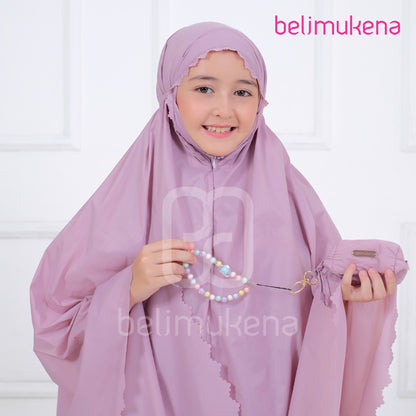Children's Mukena Travel Mini Parachute Laser Cut Tya Ariestya Muslim Prayer Dress