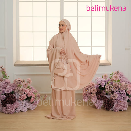 Adult Mukena 2in1 Crinkle Airflow Maura Muslim Prayer Dress