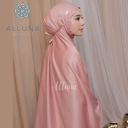 Adult Mukena Daily Alluna Lasercut Nalla Muslim Prayer Dress
