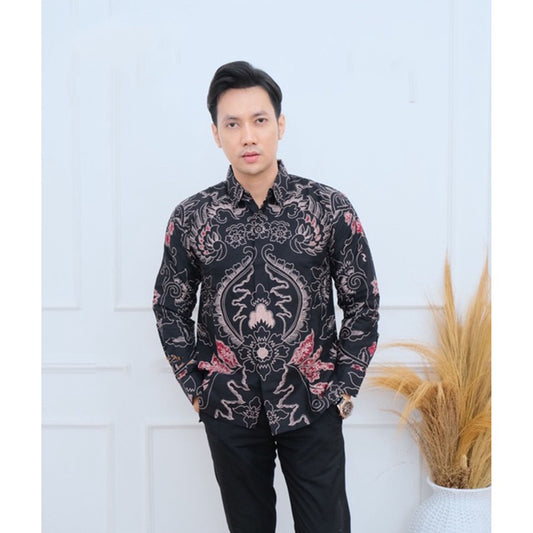 Gesang Premium Batik Shirt For Men Long Sleeve