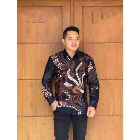 Bayuputra Premium Men'S Batik Shirt Layered Furing