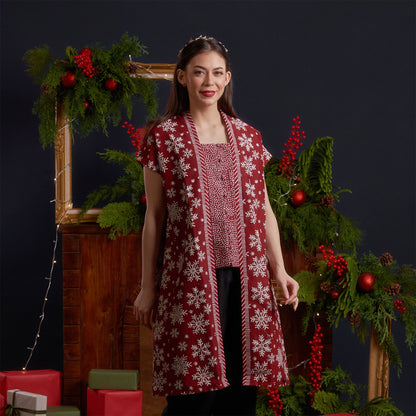 Dhini Tunic Noel Garut Modern Women's Batik Blouse