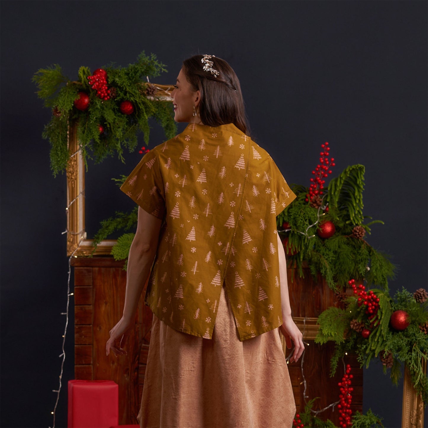 Adia Noel moderne batikblouse voor dames