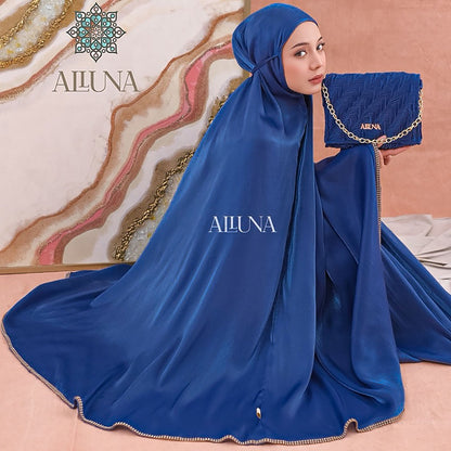 Adult Mukena Shimer Silk Daily Amora Series luxury bag Muslim Prayer Dress
