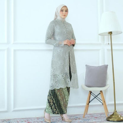 Tunik Hawa Set Elegant Brokat Kebaya Modern For Special Occasions