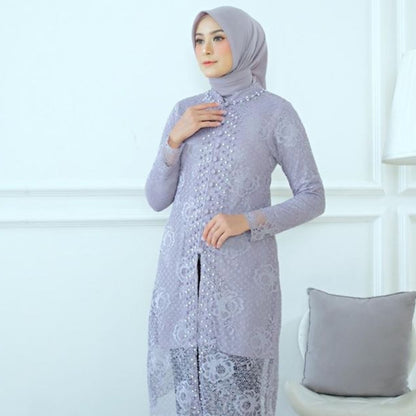 Tunik Hawa Set Elegant Brokat Kebaya Modern For Special Occasions