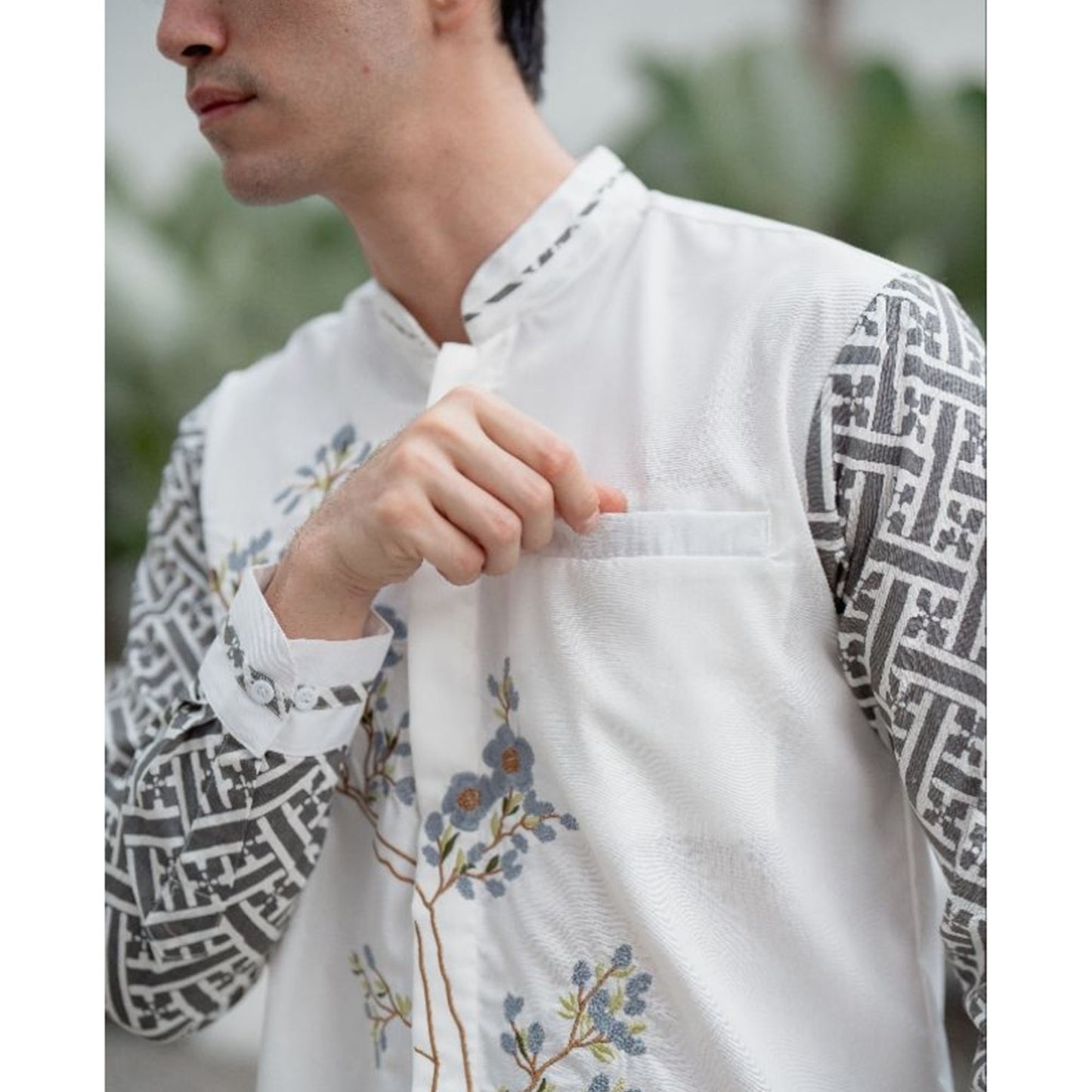 Embroidered Batik Shirt for Men Nala
