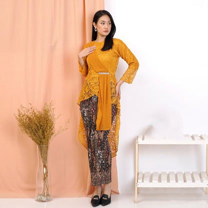 Stunning Soraya Batik Kebaya Set Brocade Tunik and Kebaya Ensemble