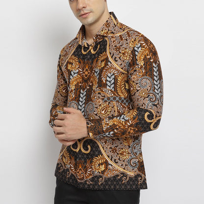 Casual Sophistication Carlos Moreno Brawijaya Batik Men's Shirt