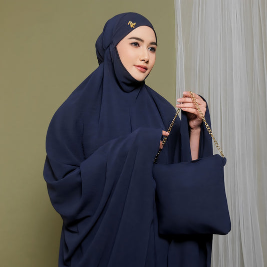 Maryam's Series Zain Mukena Premium Crinkle, Gebedsjurk, Mukena, Gebedsset, Gebedskleding, Gebedsjurk voor moslim 