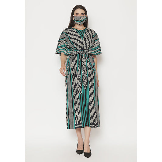 Victoria's Elegance A Tosca-Infused Etniq Craft in Rope Dress Mastery, Women Dress, Ethnic Dress, Batik Dress, Midi Dress