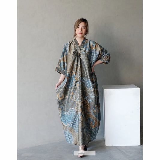 Safiya Batik Kaftan Jothelabel, Batik Dress, Batik, Boho Dress, Bohemian Dress, Ethnic Dress