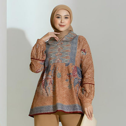 Brawee Blouse Batik, Batik For Work, Batik Adiba, Women Blouse, Batik Blouse, Batik for Women