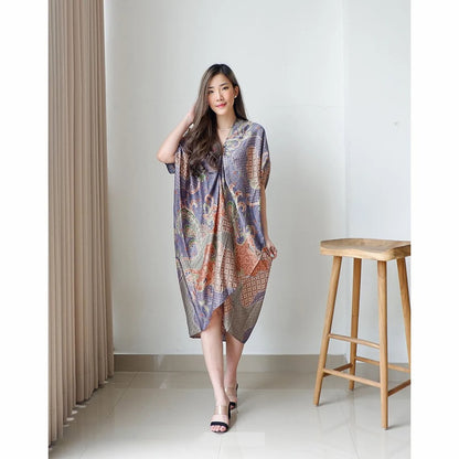 Syifa Batik Kaftan Jothelabel, Batik Dress, Batik, Boho Dress, Bohemian Dress, Ethnic Dress