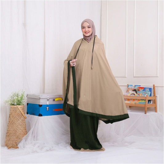 2-in-1 Adult Mukena The Shakila Collection, Muslim prayer outfit, Gamis dress, Prayer dress women, Jilbab dress, Khimar dress