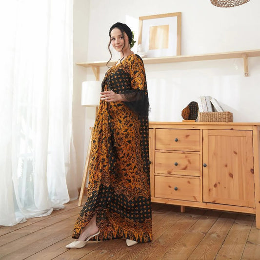 Batikmaheswara Kaftan Batik Meisya, Caftan Dress, Boho Dress, Bohemian Dress, Ethnic Dress